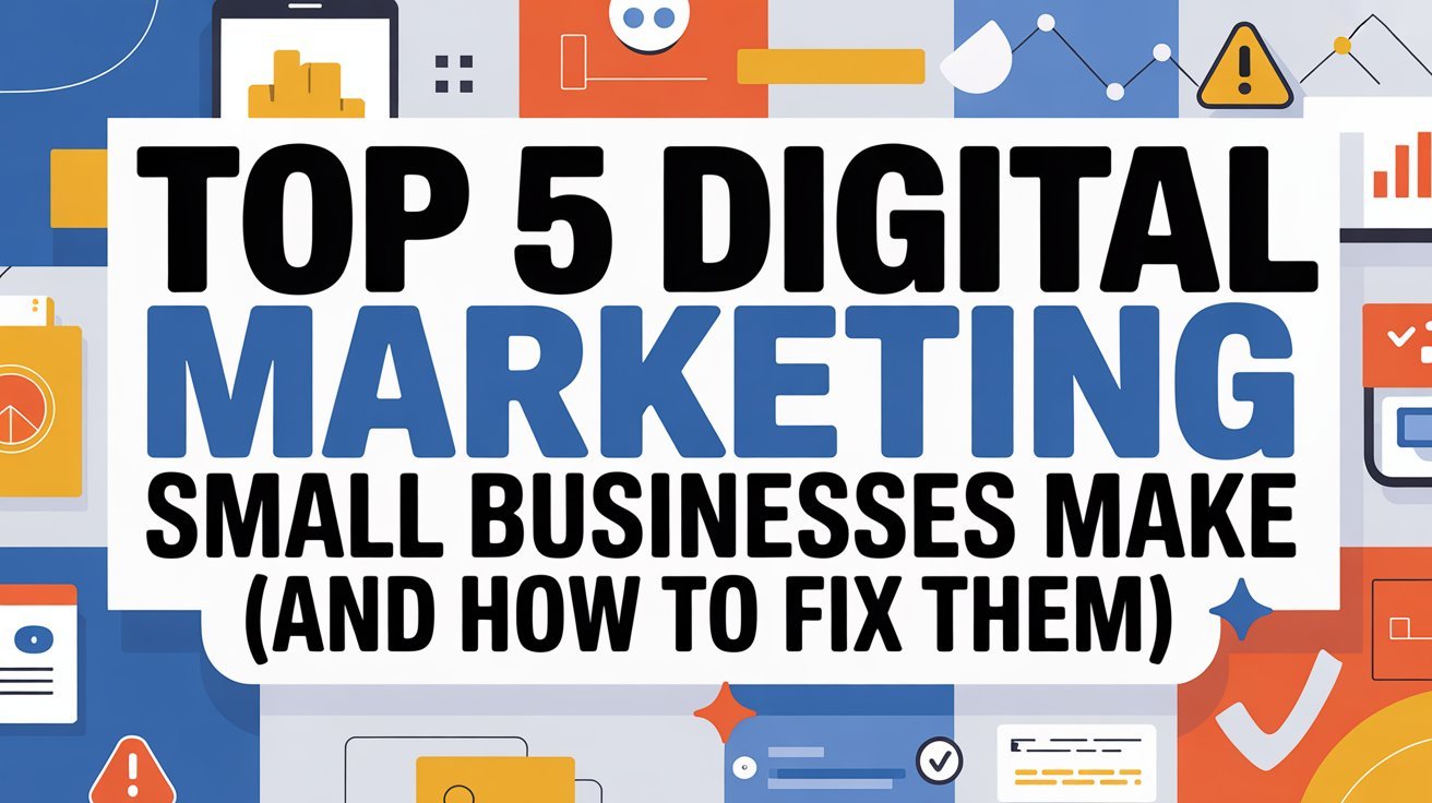 Top 5 Digital Marketing Mistakes Small Businesses Make